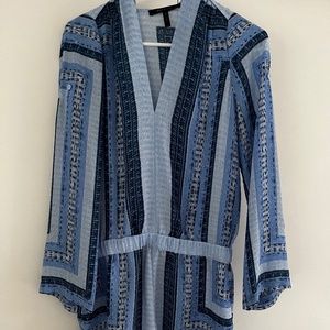 BCBG Blue Print Romper